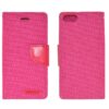 Θήκη Book Goospery Canvas Diary για Apple iPhone 6/6S Ρόζ by Mercury
