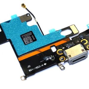 Επαφή Φόρτισης Apple iPhone 6 με Μικρόφωνο και Επαφή Ακουστικών Γκρί OEM Type A+