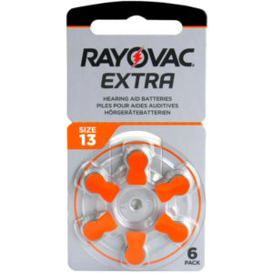 Μπαταρίες Ακουστικών Βαρηκοΐας Rayovac 13 Extra Advanced 1.45V Τεμ. 6