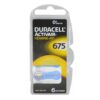 Μπαταρίες Ακουστικών Βαρηκοΐας Duracell 675 Activair 1,45V Τεμ. 6