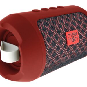 Φορητό Ηχείο Bluetooth Maxton Masaya MX116 3W RMS Κόκκινο με Ενσωματωμένο Μικρόφωνο Audio-in MicroSD και FM Radio