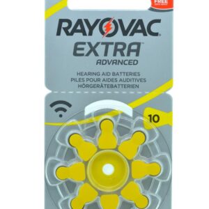 Μπαταρίες Ακουστικών Βαρηκοΐας Rayovac 10 Extra Advanced 1.45V Τεμ. 8