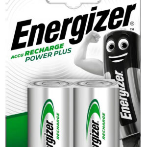 Μπαταρία Επαναφορτιζόμενη Energizer ACCU Recharge Power Plus HR14 LR14 2500 mAh Size C 1.2V Τεμ. 2