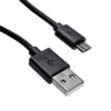 Καλώδιο σύνδεσης Jasper Candy USB σε Micro USB Μαύρο 0.2m