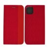 Θήκη Book Ancus Magnetic Canvas για Apple iPhone 11 Pro TPU Κόκκινη