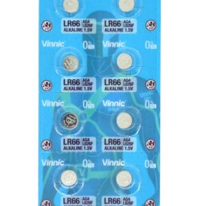 Buttoncell Vinnic L626F AG4 LR66 Τεμ. 10 με Διάτρητη Συσκευασία
