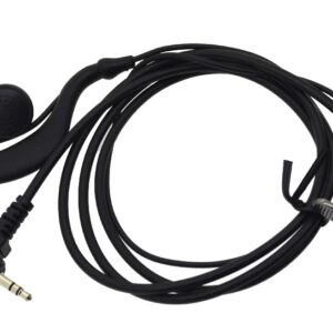 Hands Free Mono Ancus HiConnect 2.5mm με πλήκτρο απάντησης για Walkie Talkie Μαύρο Bulk