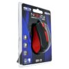 Ενσύρματο Ποντίκι Noozy SM-26 USB 3D με 3 Πλήκτρα και 1000DPI Μαύρο-Κόκκινο
