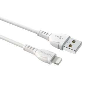 Καλώδιο Borofone BX51 Triumph USB σε Lightning 2.4A Λευκό 1m
