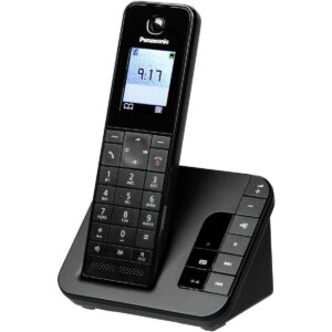 Ασύρματο Ψηφιακό Τηλέφωνο Panasonic KX-TGH220GRB Μαύρο με Φωτιζόμενο Πληκτρολόγιο, Δυνατότητα λειτουργίας σε διακοπή ρεύματος και Baby Monitor
