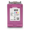 Μελάνι HP  Συμβατό 653XL 3YM74AE Σελίδες:450 Colour για Deskjet Plus Ink Andvantage-6000, 6075, 6400, 6475