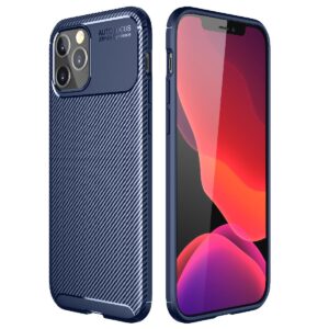 Θήκη Ancus AutoFocus Carbon Fiber για Apple iPhone 12 / iPhone 12 Pro Μπλέ