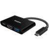 Hub Energizer USB-C HC303CV  σε USB-A 3.0 + HDMI 4K + USB-C  Μαύρο