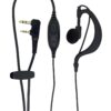 Hands Free Mono Ancus HiConnect με διπλό κονέκτορα 2.5mm & 3.5mm με ανεξάρτητο πλήκτρο απάντησης για Walkie Talkie Μαύρο Bulk