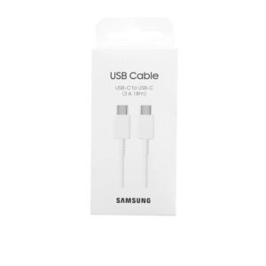Καλώδιο σύνδεσης Samsung EP-DX310JWEGEU USB-C σε USB-C Λευκό Original 3A 1.8m