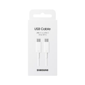 Καλώδιο σύνδεσης Samsung EP-DX510JWEGEU USB-C σε USB-C Λευκό Original 5A 1.8m