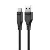 Καλώδιο Acefast C3-04 USB-A σε USB-C 3A Braided Μαύρο 1.2m