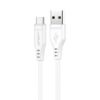 Καλώδιο Acefast C3-04 USB-A σε USB-C 3A Λευκό 1.2m