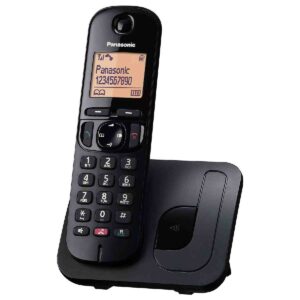 Ασύρματο Ψηφιακό Τηλέφωνο Panasonic KX-TGC250GRB με Αναγνώριση Κλήσης, Πλήκτρο Αποκλεισμού Κλήσεων και Ανοιχτή Ακρόαση Μαύρο