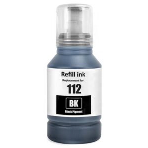 Μελάνι EPSON Συμβατό E112 C13T06C14A 127ml Σελίδες:7500 Black C13T06C14A για L11160, L15150, L15160, L15180, L6460, L6490, L6550, L6570, L6580, M15140, M15180