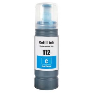 Μελάνι EPSON Συμβατό E112 C C13T06C24A 70ml Σελίδες:6000 Cyan C13T06C14A για L11160, L15150, L15160, L15180, L6460, L6490, L6550, L6570, L6580, M15140, M15180