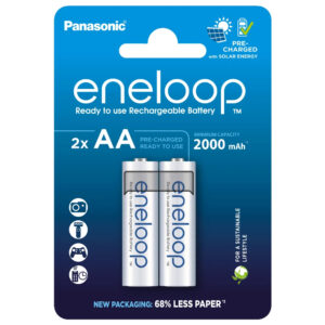 Μπαταρία Επαναφορτιζόμενη Panasonic Eneloop BK-3MCDE/2BE 2000 mAh size AA Ni-MH 1.2V Τεμ. 2