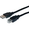 Καλώδιο Σύνδεσης Jasper USB 2.0 USB-A Αρσενικό σε USB-B Αρσενικό Μαύρο 1.5m