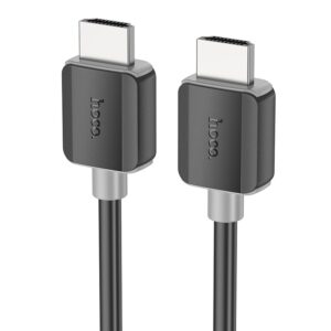 Καλώδιο Hoco US08 HDMI 2.0 σε HDMI 4K 60Hz HD 18Gbps Μαύρο 1m