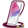 Θήκη Ancus Crossbody για Samsung SM-A156 Galaxy A15 5G  SM-A155 Galaxy A15 4G με Κορδόνι Κόκκινο