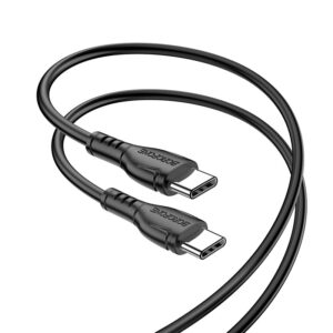 Καλώδιο Borofone BX51 Triumph USB-C σε USB-C 60W Μαύρο 1m