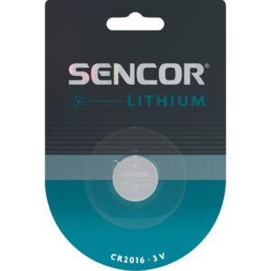 Μπαταρία Λιθίου Sencor SBA CR2016 3V 1τμχ