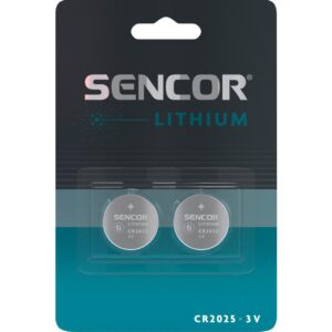 Buttoncell Lithium Sencor SBA CR2025 Τεμ. 2