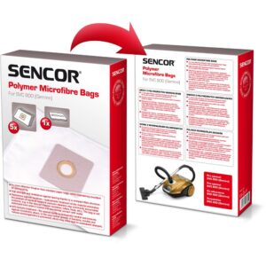 Ανταλλακτικές Σακούλες Sencor SVCX 1751 για Ηλεκτρική Σκούπα Sencor SVC 900 5τμχ + 1 φίλτρο