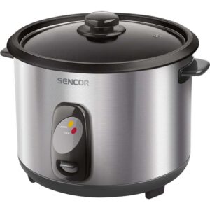 Ατμομάγειρας Ρυζιού Rice Cooker 2,8lt Stainless Steel Sencor SRM 2800SS Ασημί