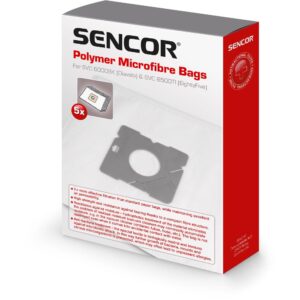 Ανταλλακτικές Σακούλες Sencor SVCX 0850 για Ηλεκτρική Σκούπα Sencor SVC 60/85/93 5τμχ
