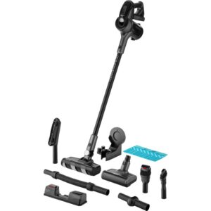 Επαναφορτιζόμενη Ηλεκτρική Σκούπα Stick 4 σε 1 με Σφουγγαρίστρα & Χειρός 400W Sencor SVC 0725BK Μαύρη