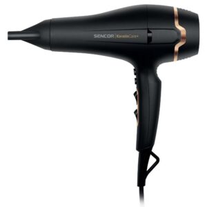 Σεσουάρ Μαλλιών Sencor SHD 8275BK 2400W KeratinCare+ με 3 Επιλογές Θερμοκρασίας και 2 Αέρα και Ιονική Λειτουργία