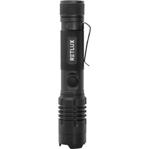 Επαναφορτιζόμενος Φακός LED Retlux RPL 404 1000 Lumens Απόσταση Δέσμης: 190m Αυτονομία: 5h Βάρος: 205gr IP22 με Λειτουργία Powerbank 2000mAh Αλουμινίου