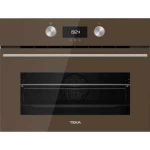 Εντοιχιζόμενος Compact Φούρνος TEKA με SurroundTemp και HydroClean 44lt 45,5x60cm HLC 8400 LB Urban Καφέ 111130006