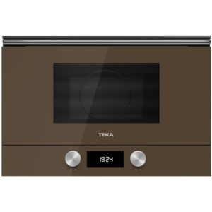 Εντοιχιζόμενος Φούρνος Μικροκυμάτων TEKA με Grill και Κεραμική Βάση 22lt 39x60cm ML 822 BIS L Urban Καφέ 112030003
