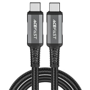 Καλώδιο Acefast C1-09 USB-C σε USB-C PD240W 40Gbps Data Transfer 4K Screem Support Μαύρο 1.2m