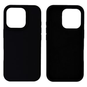 Θήκη Ancus Silicon Liquid για Apple  iPhone 16 Pro Μαύρο