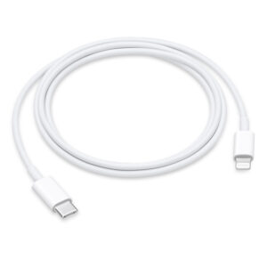 Καλώδιο Σύνδεσης Leki Orange Concept USB-C σε Lightning  Λευκό 1m