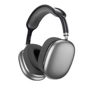 Wireless Ακουστικά Stereo Hoco ESD15 Max Shadow V5.3 400mAh με υποδοχή Micro SD, Μικρόφωνο και AUX Γκρι