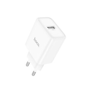 Φορτιστής Ταξιδίου Hoco DC72 River με USB-A 5V 2.1A Λευκός