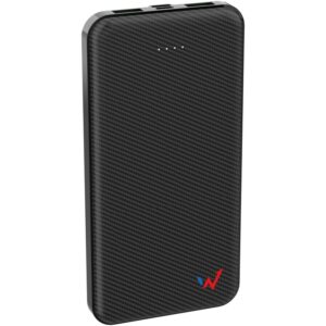 Power Bank Wonder WX10C Slim 10000mAh 20W με Εξόδους 2 x USB-A και 1 x USB-C Μαύρο