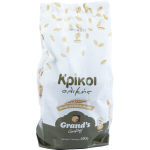 Grand Cookies Κρίκοι Ολικής 290g