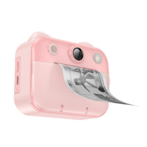 Kids Dual HD Camera Hoco DV204 με Οθόνη 2.4" 1200mAh και Δυνατότητα Εκτύπωσης Φωτογραφιών Ροζ