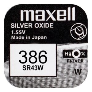 Buttoncell Maxell 386/SR43W/SR43 Τεμ. 1
