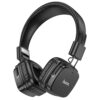 Wireless Ακουστικά Stereo Hoco W56 Earl V5.4 250mAh με AUX και Μικρόφωνο Μαύρα